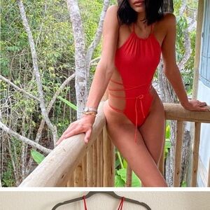 Inamorata Swim George's Red One-Piece Swimsuit